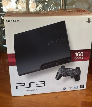 PS3 Slim 160GB + caja original + 5 juegos completo