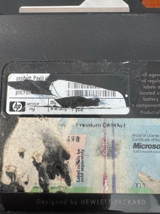 Scocca superiore HP Pavilion Entertainment PC