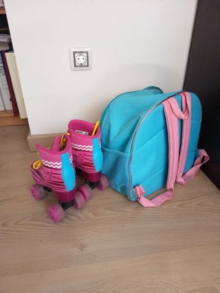 Patines Soy Luna y mochila
