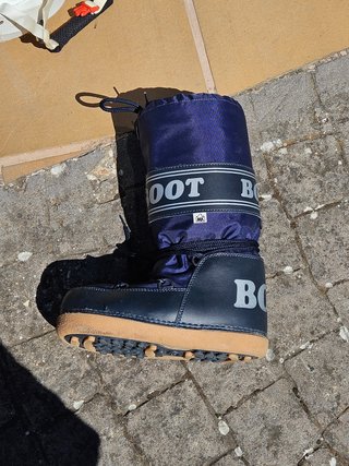 Botas de Nieve Moon Boot Niños Azul/Negro