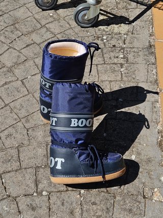 Botas de Nieve Moon Boot Niños Azul/Negro