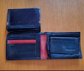 Portafoglio Ducati in Pelle Nero Originale