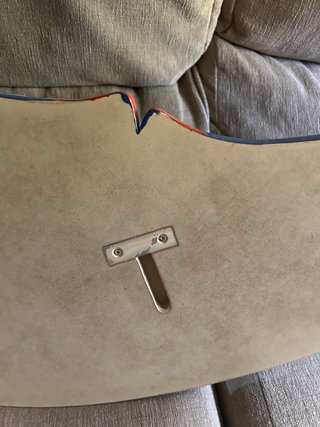 Luna decorativa azul para habitación infantil