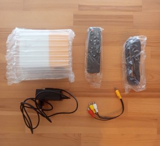 Proyector LED Vamvo Naranja y Blanco