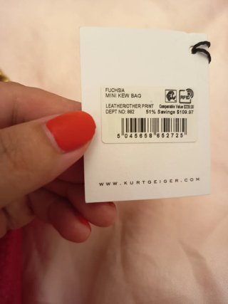 Kurt Geiger London de cuero nuevo con etiqueta