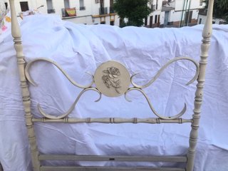 Cabecero de cama vintage con flor De 90