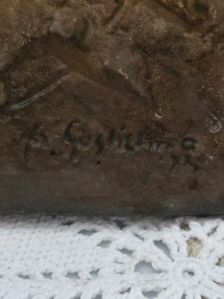 Basso rilievo Tommaso Gismondi anni '70