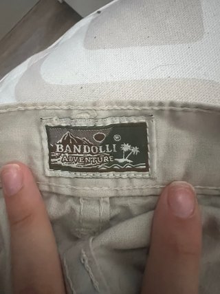 Falda pantalón cargo beige