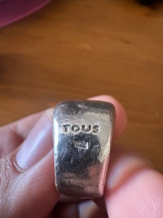 Anillo Tous Plata Perla