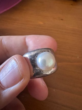 Anillo Tous Plata Perla