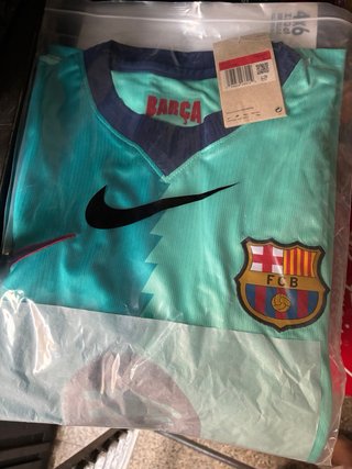 Camiseta FC Barcelona Negra y Dorada