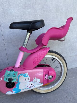 Bicicleta infantil rosa unicornio