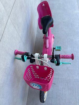 Bicicleta infantil rosa unicornio