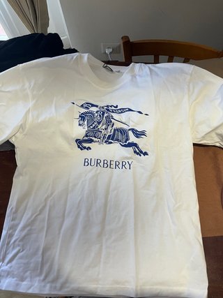 Maglia Burberry Uomo Cavaliere Blu