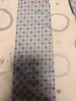 NUEVA Corbata Versace de seda azul