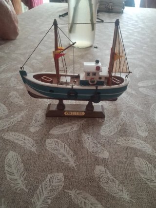 Maqueta velero francés vintage