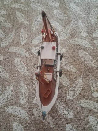 Maqueta velero francés vintage