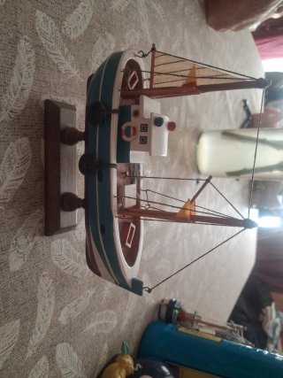 Maqueta velero francés vintage