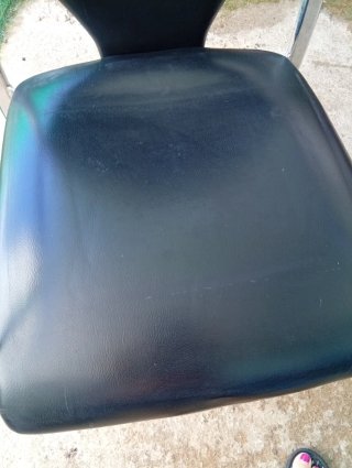 Set di 6 Poltrone Ufficio Similpelle Nero