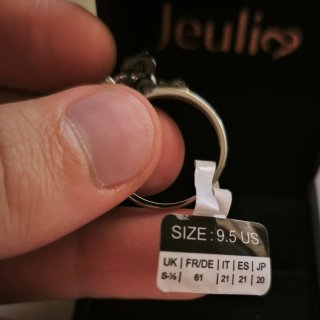 Anillo Jeulia dragón estilo Desdentao talla 21