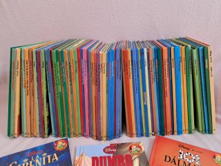 Colección 74 libros de Disney infantiles tapa dura