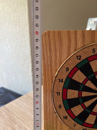 Mini juego de dardos de madera