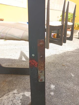 Sillas de comedor tela y madera años