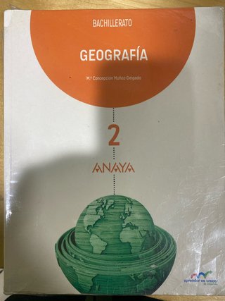 Geografía, 2 Bachillerato
