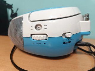 Reproductor CD Daewoo Karaoke Azul