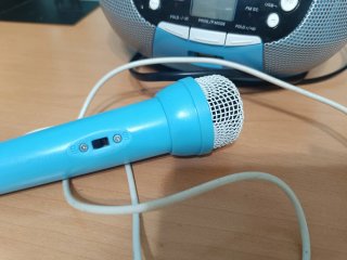 Reproductor CD Daewoo Karaoke Azul
