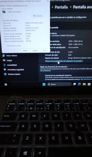 Portátil Dell Latitude5410. 512 Gb mem y 16 Gb Ram