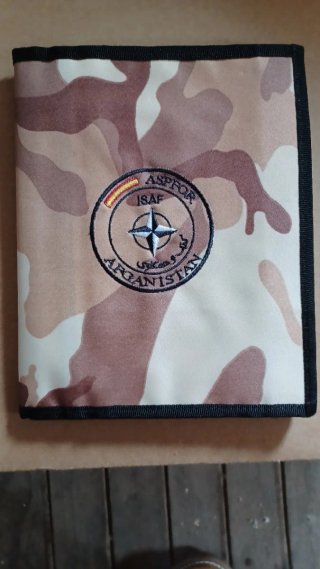 Libreta / Carpeta portadocumentos militar táctica