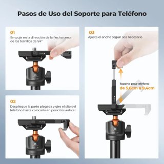 Trípode y Palo Selfie Versátil