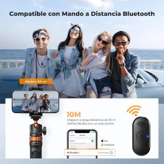 Trípode y Palo Selfie Versátil