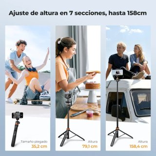 Trípode y Palo Selfie Versátil