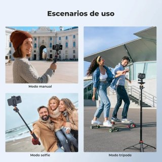 Trípode y Palo Selfie Versátil