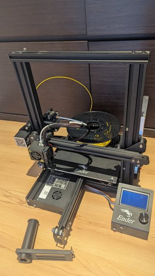Impressora 3D Ender 3 + vidre + filament + eines