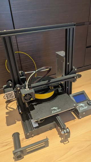 Impressora 3D Ender 3 + vidre + filament + eines