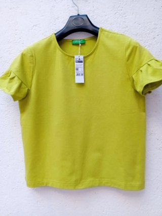 Camiseta verde United Colors of Benetton