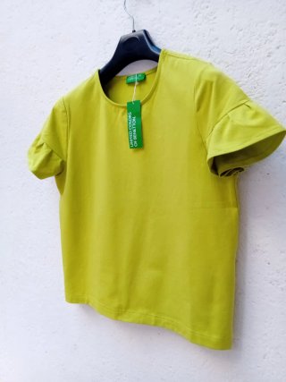 Camiseta verde United Colors of Benetton