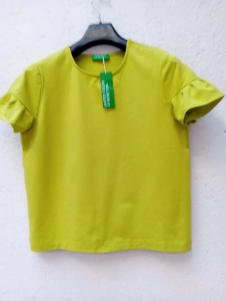 Camiseta verde United Colors of Benetton
