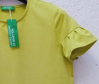 Camiseta verde United Colors of Benetton