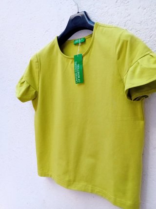 Camiseta verde United Colors of Benetton
