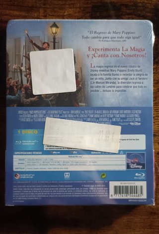 El Regreso de Mary Poppins Blu-ray Steelbook