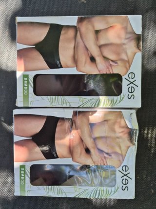 Pack 2 slips Exes Bamboo Negro
