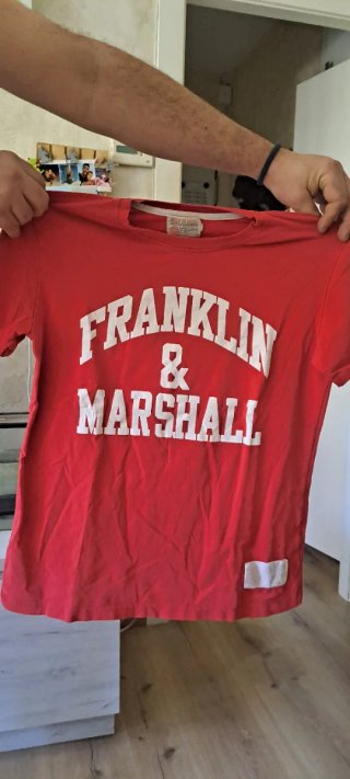 Camiseta Franklin & Marshall Roja Talla L