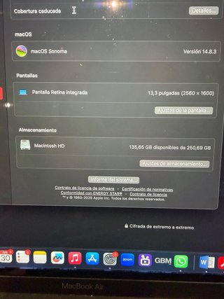 MacBook Air 2019 Argento/Grigio Siderale