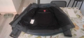 Chaqueta de cuero LEM moto sin raspones