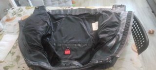 Chaqueta de cuero LEM moto sin raspones