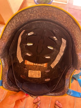 Casco Oxelo Giallo e blu